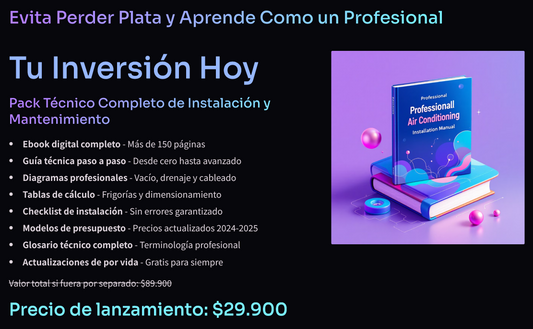 ❄️📘Técnico Especializado en Aires Acondicionados 🔧✨